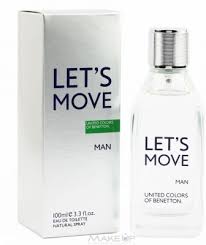 Lets Move By Benetton EDT -100ml For Men