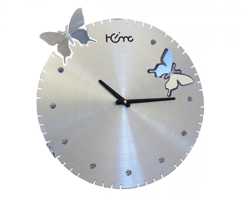 Diamante Butterfly Designer Wall Clock for Home/Living Room/Bedroom/Office Makes an Accent Statement in Your Home or as a Gift