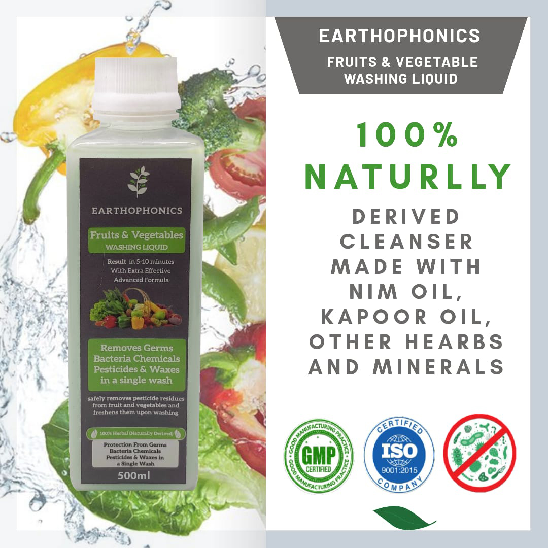EARTHOPHONICS FRUIT & VEGETABLE SANITIZER  500 ML